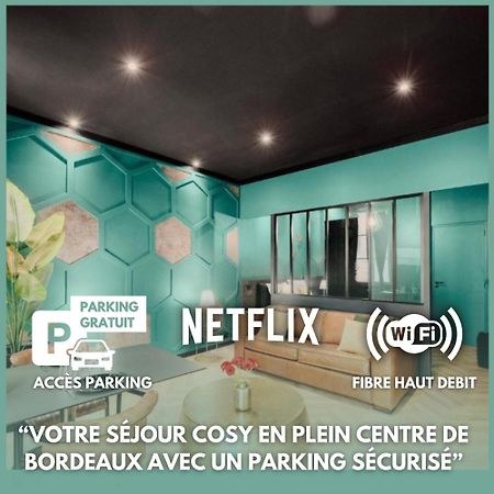 Free Parking - Self Checkin - Wifi - Netflix - City Center - Le Coste By Superbordeaux Eksteriør bilde