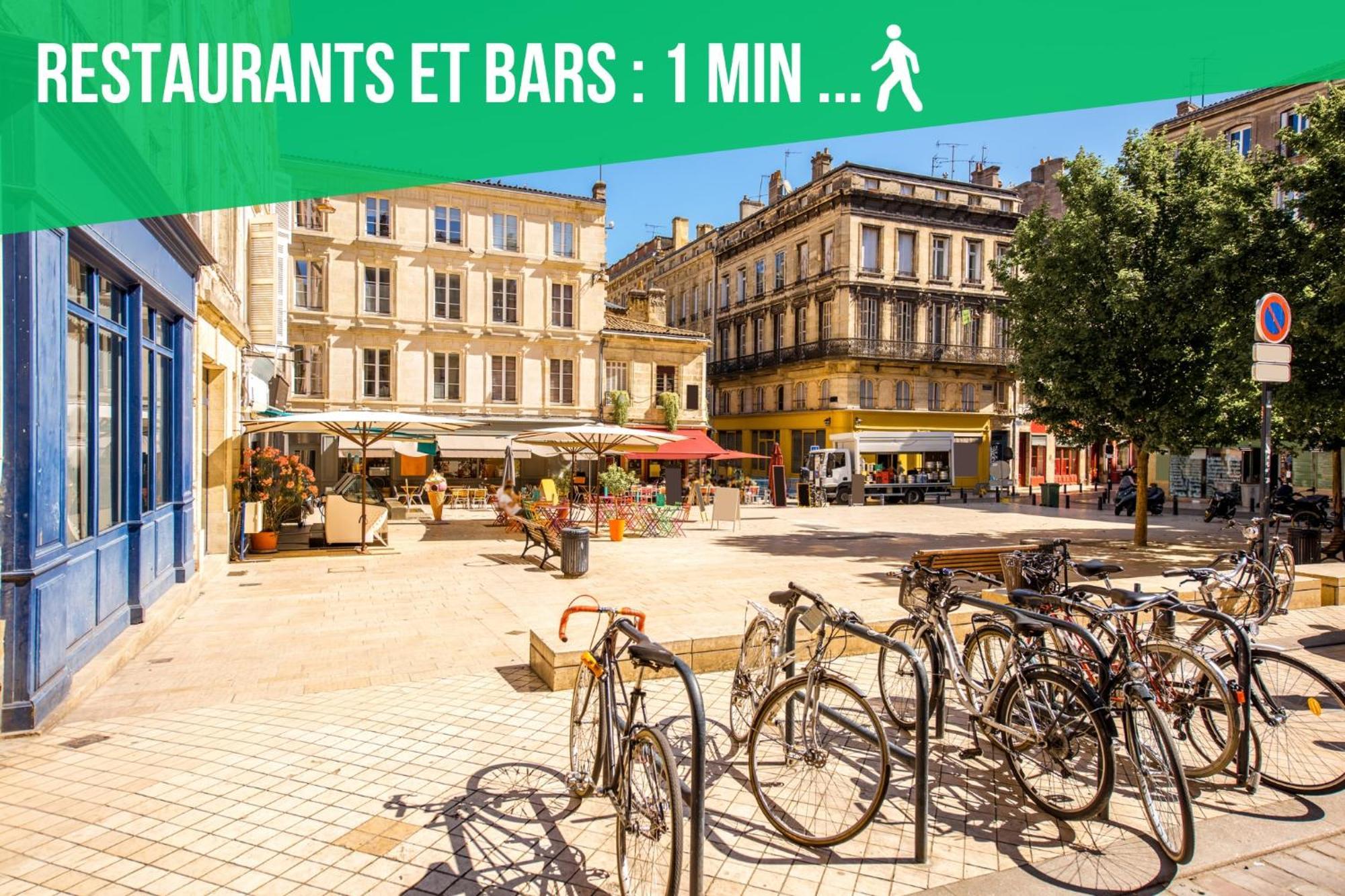 Free Parking - Self Checkin - Wifi - Netflix - City Center - Le Coste By Superbordeaux Eksteriør bilde